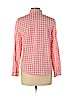 Sonoma Goods for Life 100% Cotton Pink Long Sleeve Button-Down Shirt Size L (petite) - photo 2