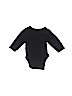 Old Navy 100% Cotton Black Long Sleeve Onesie Size 3-6 mo - photo 2