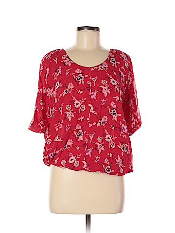 Jenny Han Short Sleeve Silk Top (view 1)
