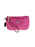 Coach 100% Leather Pink Leather Wristlet One size - photo 1