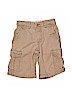 Old Navy 100% Cotton Solid Tan Cargo Shorts Size 8 - photo 1