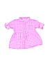Carter's 100% Cotton Checkered-gingham Pink Short Sleeve Button-Down Shirt 3-6 MO / 6 MO - photo 1