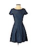 Banana Republic Blue Casual Dress Size 0 (petite) - photo 1