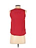 Ann Taylor LOFT 100% Polyester Red Sleeveless Blouse Size XXS (petite) - photo 2