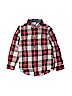 Gymboree 100% Cotton Red Long Sleeve Button-Down Shirt Size 5 - 6 - photo 1
