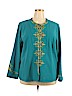 Bob Mackie Blue Jacket Size 1X - photo 1
