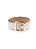 Calvin Klein 100% Leather Solid Silver Leather Belt Size M - photo 1