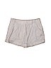 Diane von Furstenberg 100% Leather Gray Leather Shorts Size 6 - photo 1