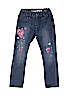 Gap Floral Hearts Blue Jeans Size 4 - photo 1