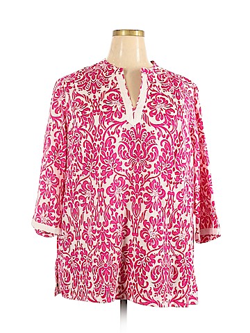 Jones New York 3/4 Sleeve T-Shirt (view 1)