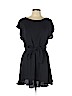 Rebecca Taylor 100% Polyester Black Casual Dress Size 10 - photo 1