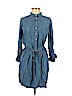 Ann Taylor LOFT 100% Lyocell Blue Casual Dress Size M (petite) - photo 1