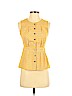Banana Republic Factory Store 100% Polyester Yellow Sleeveless Blouse Size 0 (petite) - photo 1