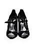 White House Black Market 100% Leather Black Heels Size 7 - photo 2