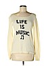 Hot Topic Ivory Pullover Sweater Size M - photo 1
