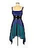 Halston Heritage 100% Polyester Blue Cocktail Dress Size 2 - photo 1