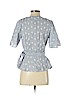 Ann Taylor LOFT Blue Short Sleeve Top Size S (petite) - photo 2