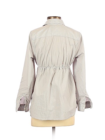 Motherhood Long Sleeve Button-Down Shirt (view 2)