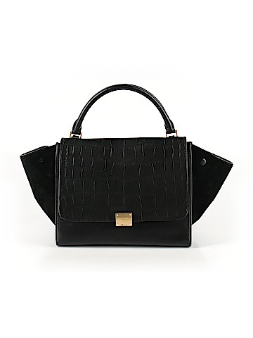 Céline Leather Satchel (view 1)