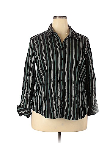 Lane Bryant Long Sleeve Button-Down Shirt (view 1)