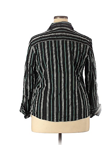 Lane Bryant Long Sleeve Button-Down Shirt (view 2)