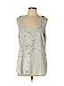 Sachin + Babi 100% Polyester Gray Sleeveless Blouse Size L - photo 1