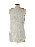 Sachin + Babi 100% Polyester Gray Sleeveless Blouse Size L - photo 2