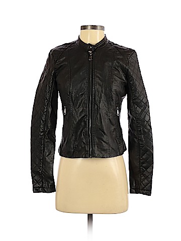 Marc New York By Andrew Marc Performance Faux Leather Jacket - front