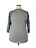 Lularoe Gray 3/4 Sleeve T-Shirt Size 2X - photo 2