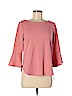 A. Byer Pink 3/4 Sleeve Blouse Size M - photo 1