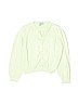 Lilly Pulitzer 100% Cotton Solid Green Cardigan Size 6X - photo 1