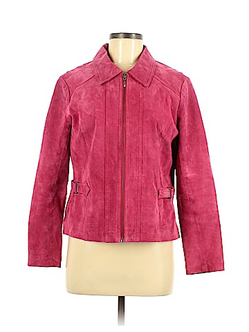 Christopher & Banks Leather Jacket (view 1)