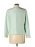 Eileen Fisher 100% Silk Blue Silk Blazer Size M (petite) - photo 2