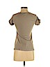 Ann Taylor LOFT 100% Cotton Tan Short Sleeve T-Shirt Size XS (petite) - photo 2