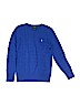 Polo by Ralph Lauren 100% Cotton Blue Pullover Sweater Size 14 - 16 - photo 1
