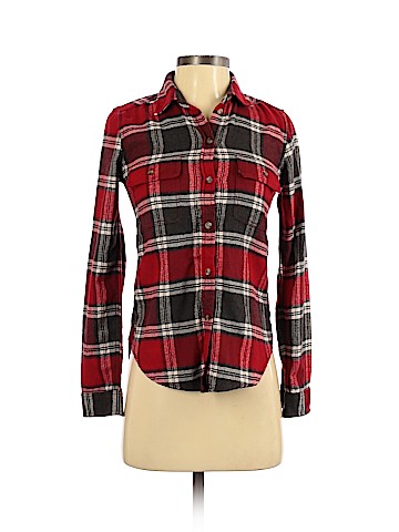 American Eagle Outfitters Long Sleeve Button-Down Shirt (view 1)