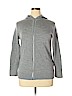 Armani Exchange 100% Merino Wool Gray Wool Cardigan Size XL - photo 1