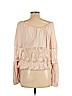 Free People 100% Rayon Pink Long Sleeve Top Size S (petite) - photo 2