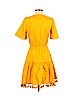 A New Day 100% Cotton Yellow Casual Dress Size XS - photo 2