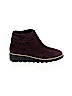 Clarks Burgundy Ankle Boots Size 9 1/2 - photo 1