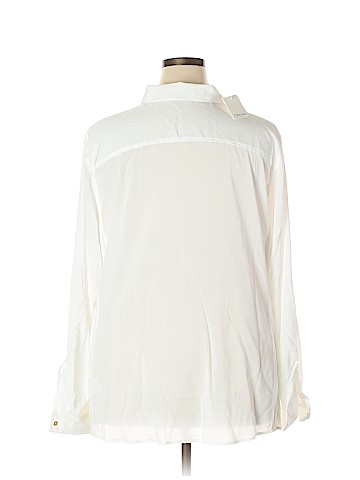 Calvin Klein Long Sleeve Blouse (view 2)