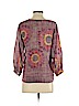 Trina Turk Purple 3/4 Sleeve Silk Top Size P (petite) - photo 2