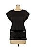 Helmut Lang Black Short Sleeve Blouse Size M - photo 1