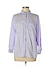 Old Navy 100% Tencel Purple Long Sleeve Button-Down Shirt Size M (petite) - photo 1