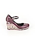 Mel by Melissa Burgundy Wedges Size 9 - photo 1