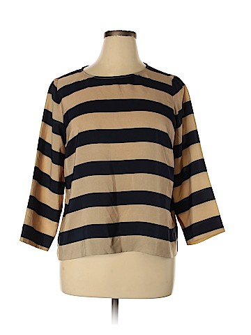J. Crew Factory Store 3/4 Sleeve Blouse (view 1)