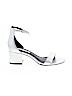 Steve Madden Silver Heels Size 6 1/2 - photo 1