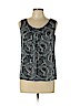 Talbots 100% Polyester Blue Sleeveless Blouse Size 10 (petite) - photo 1