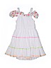 Jonas 100% Cotton Floral Stripes White Dress Size 5 - photo 1