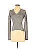 Rene Lezard Gray Silk Pullover Sweater Size XS - photo 1